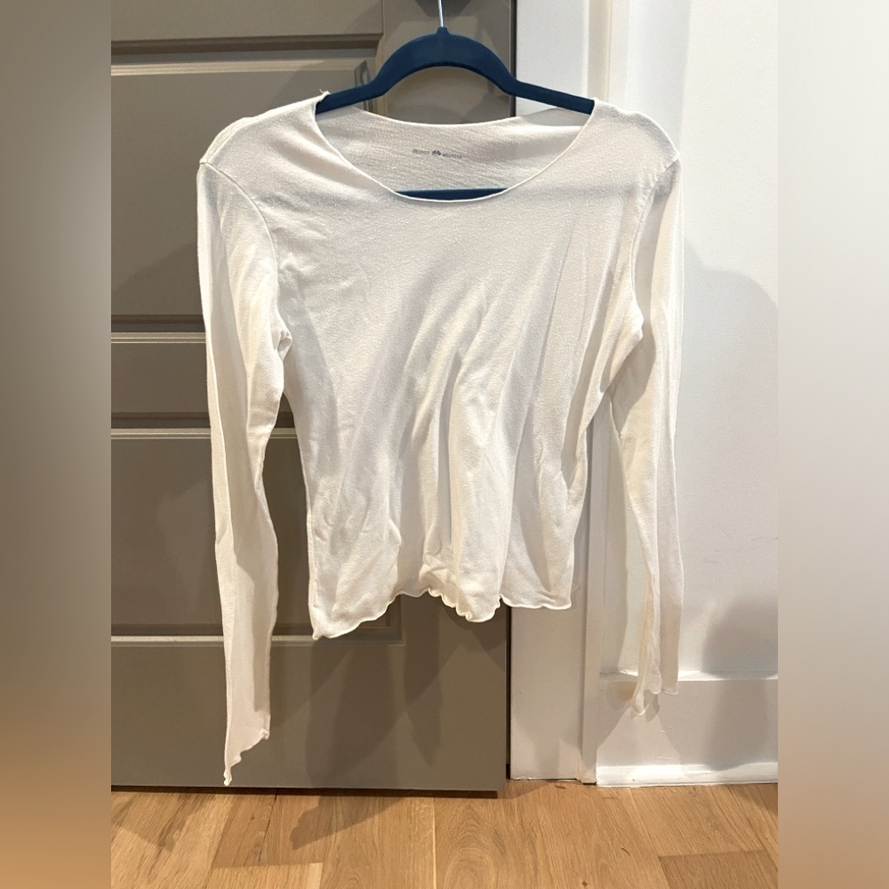 Super soft cream Brandy Melville long sleeve tee